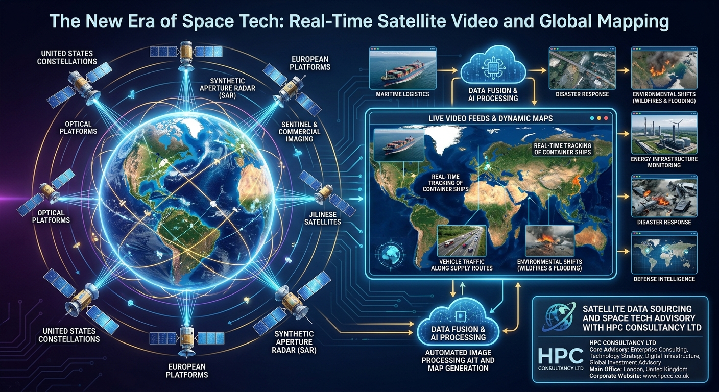 Real-Time Satellite Video and Global Mapping Egypt